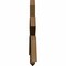 Ekena Millwork Alberta Rough Sawn Timber Gable Bracket, Western Red Cedar, 60"W x 22"H x 2"D x 6"F, 9/12 Pitch GBW060X22X0206ALB00RWR - alternate 4